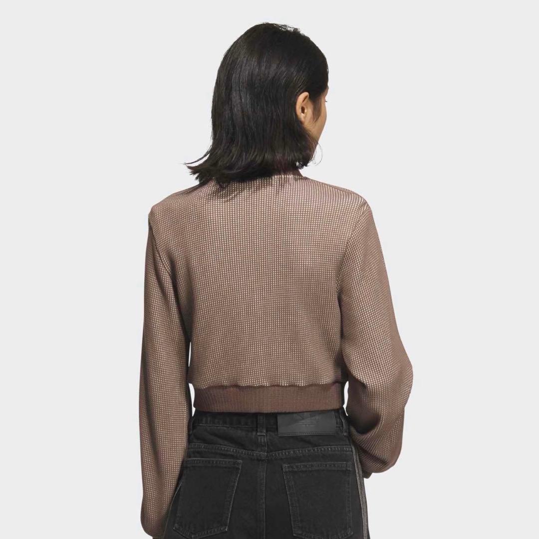 m.՞・·・՞ adidas クロップトラックトップジャケット