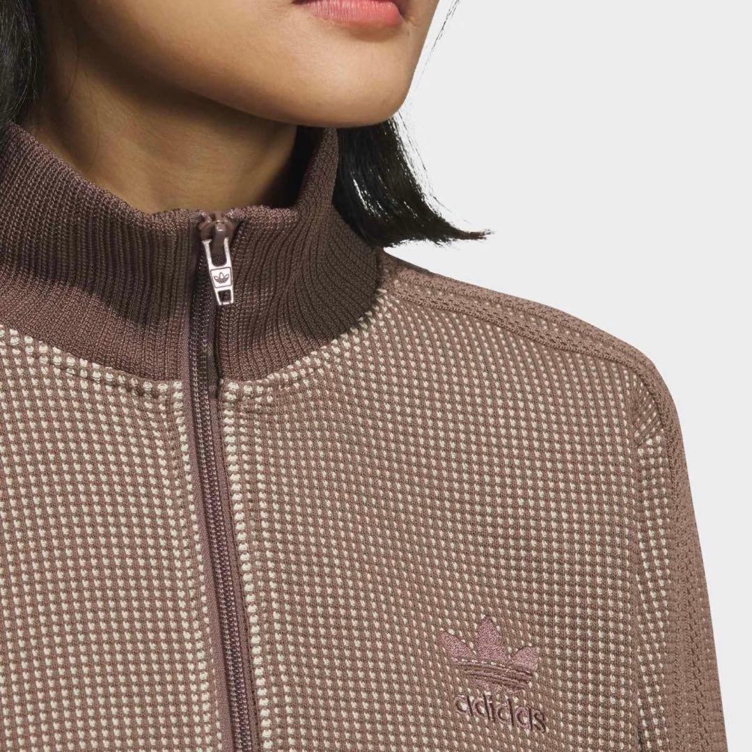 m.՞・·・՞ adidas クロップトラックトップジャケット