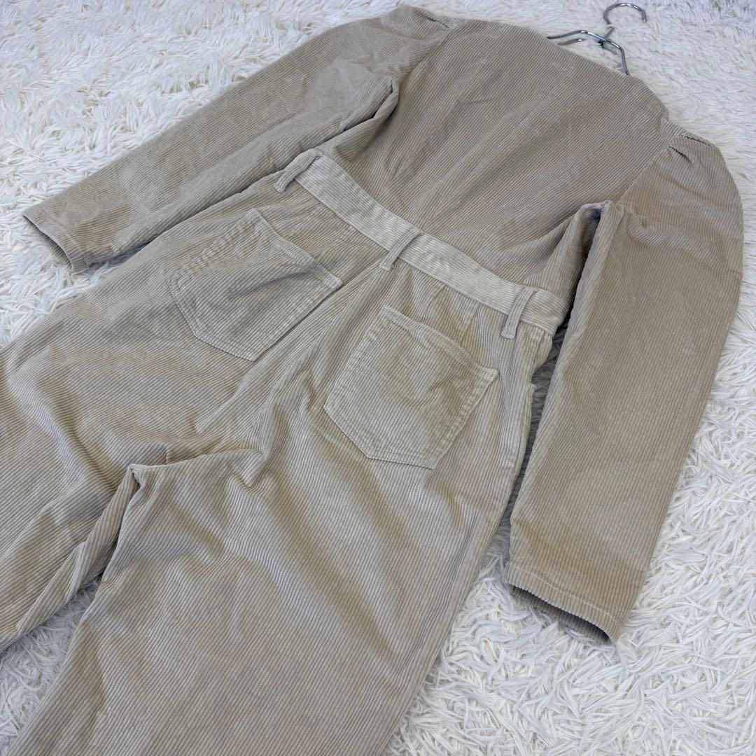極美品 24AW クラネ コーデュロイ ジャンプスーツ オールインワン ベージュ