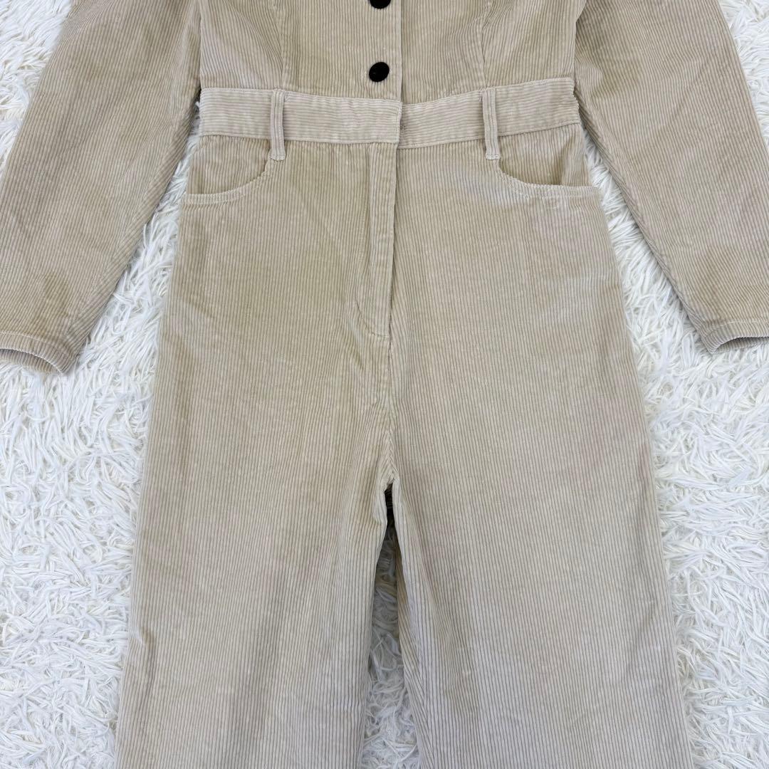 極美品 24AW クラネ コーデュロイ ジャンプスーツ オールインワン ベージュ