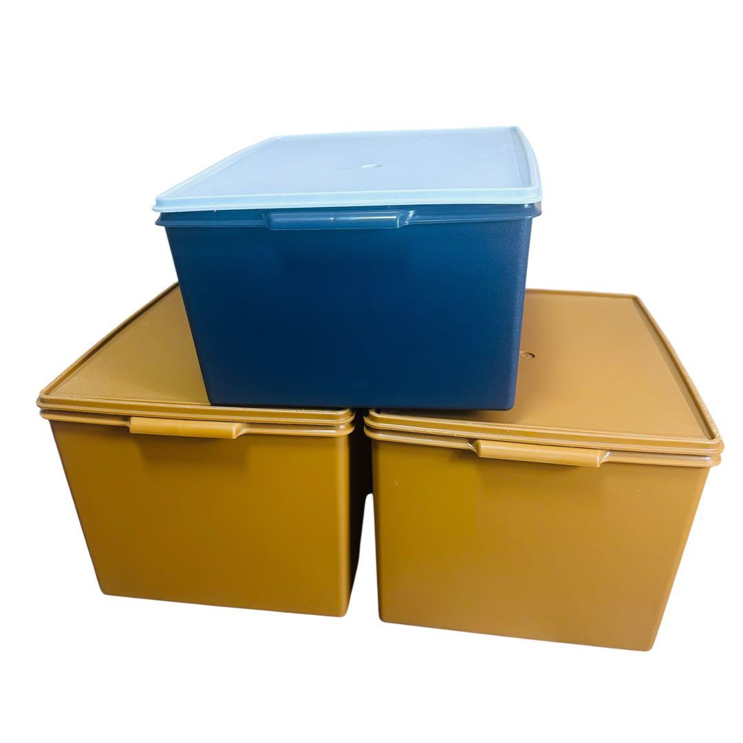 タッパーウェア　スーパーケース　3セット　種類別1個