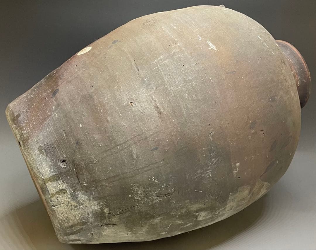 古南蛮　双耳南蛮壺　双耳壺　耳付壺　特大　43cm p3308