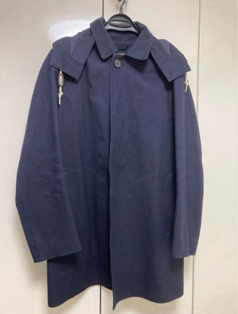 ビ*ン様 マッキントッシュ　ゴム引き　ステンカラーコート　ダンケルド