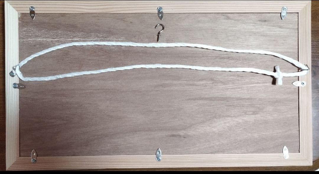 46❣️特価❣️ 麻の葉組子　組子絵柄 2枚一組木製額縁