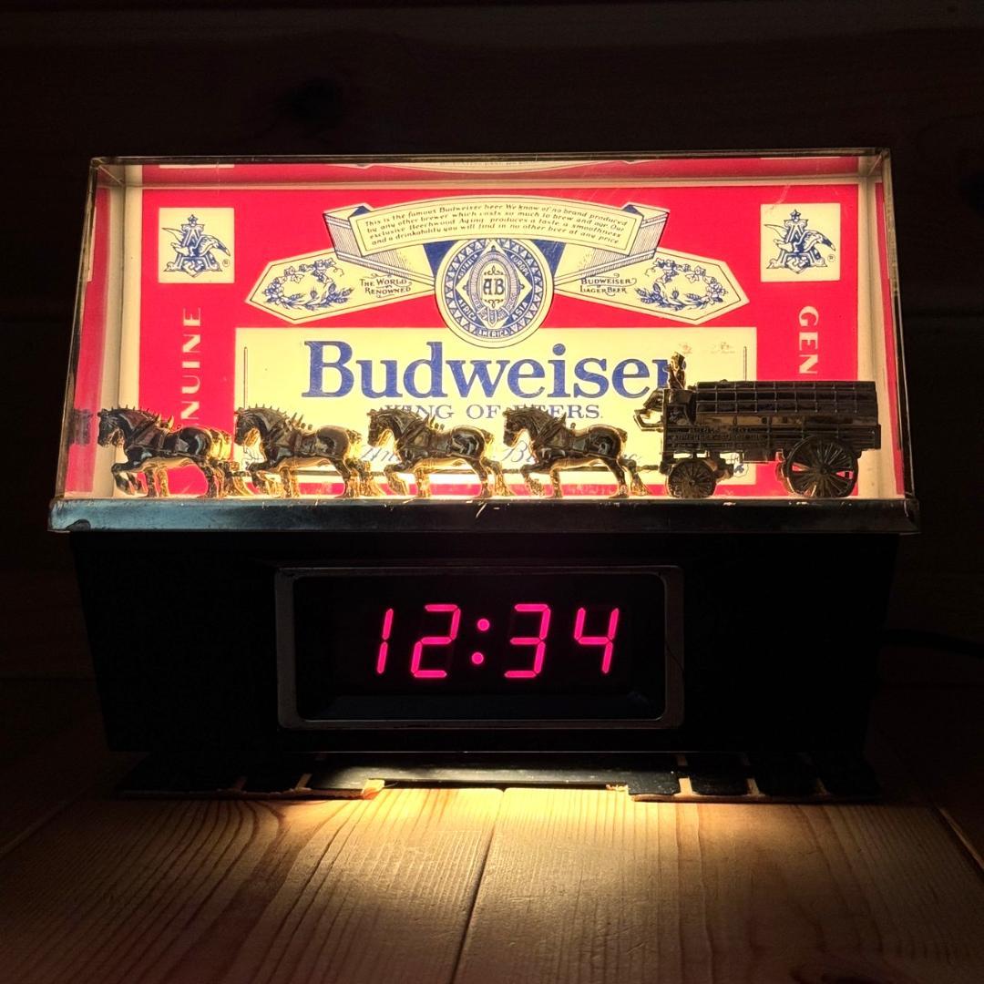 Budweiser ライトサイン バドワイザー ビンテージ バー ランプ ライト