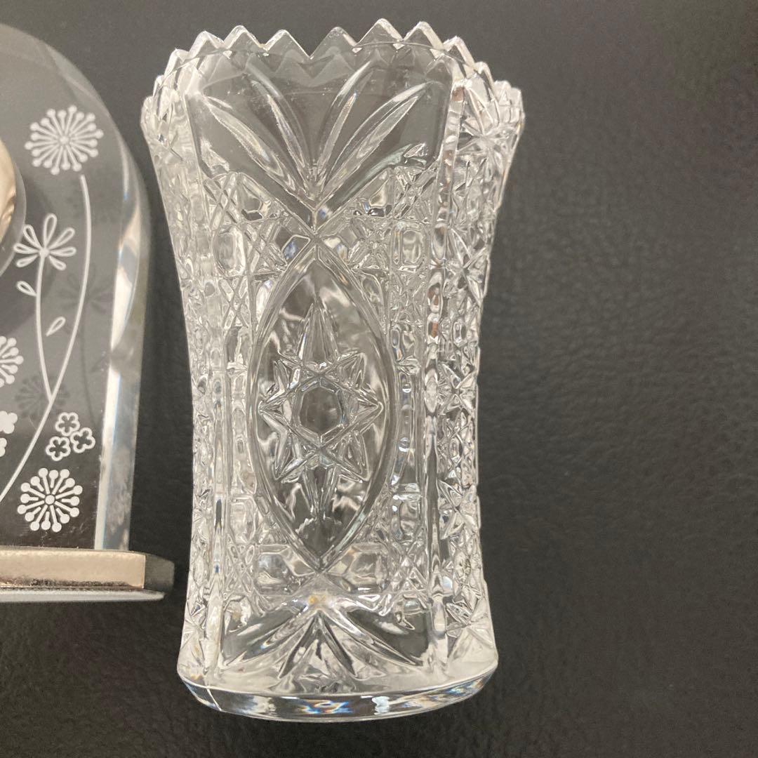 ミキモト時計&一輪挿し花瓶&リンゴ置き物