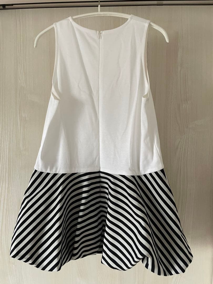 【新品】bordersatbalcony BALLOON PEPLUM TANK