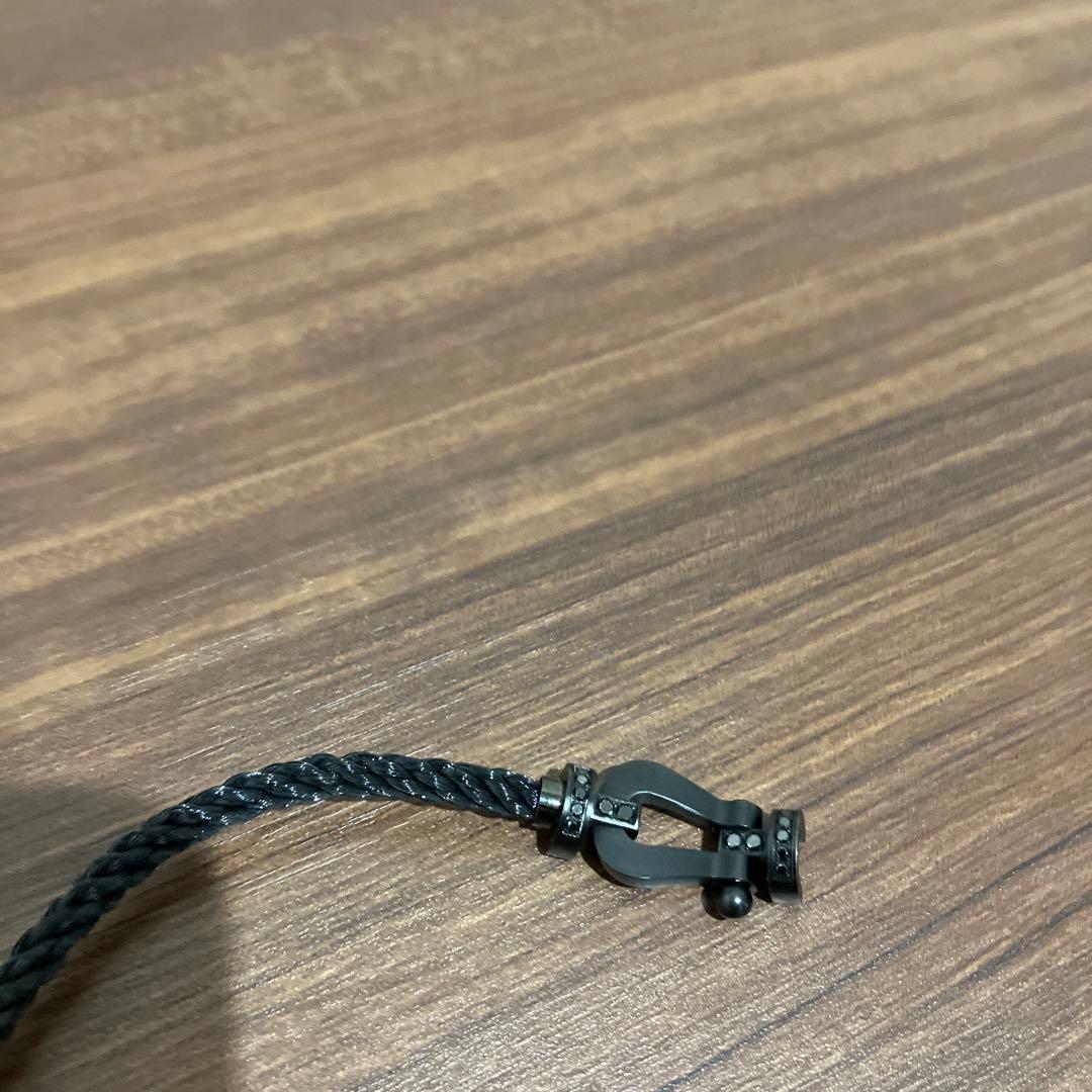 FRED フレッド フォース10 ブレスレット ブラックダイヤ ラージモデル