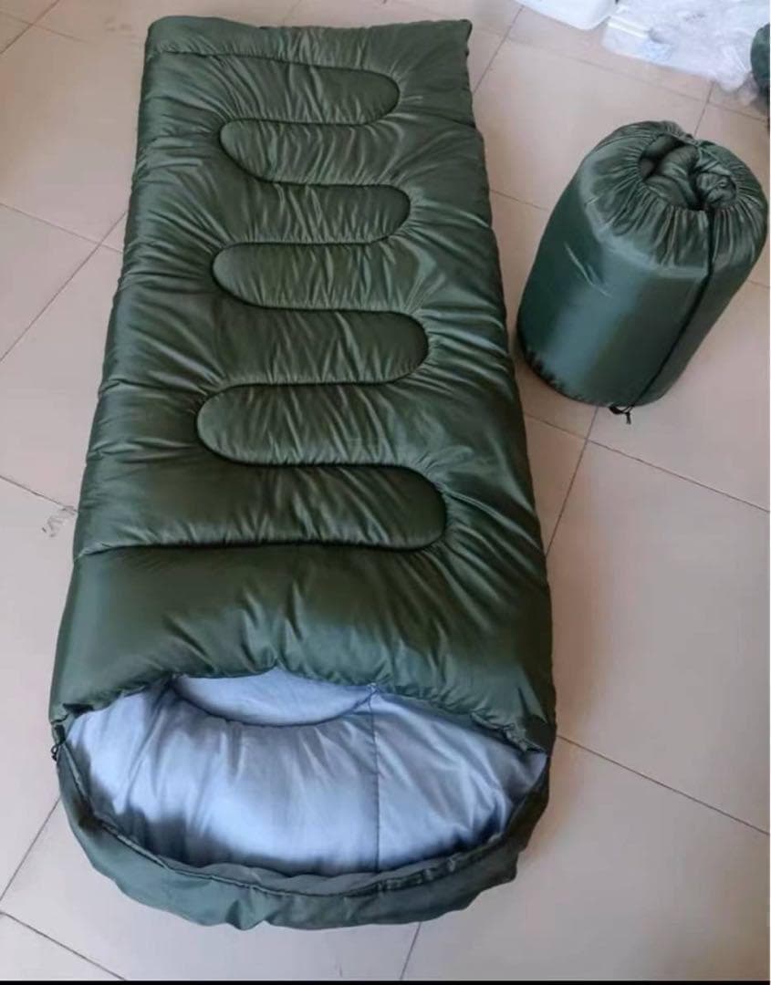 寝袋 4個 シュラフ 新品 封筒型 車中泊 軽量 アウトドア キャンプ 防災