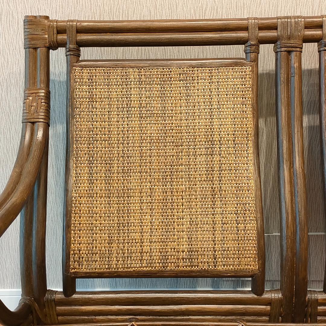 美品　KOSUGA　MEHITABEL　コスガ　アジアン家具　2人掛けソファ