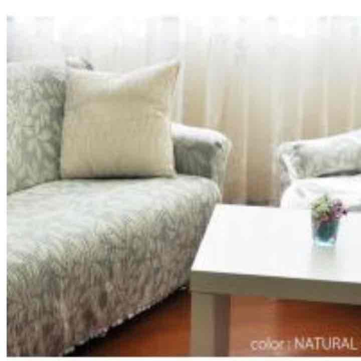 抗菌防臭フィット式ストレッチソファカバー　Laurier 肘掛付3人掛け用