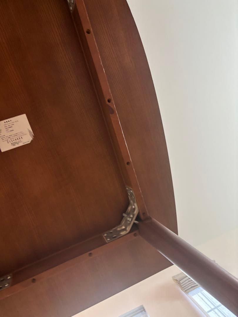 椅子もあり★フランフラン パルセイロ ダイニングテーブル ブラウン ラウンド