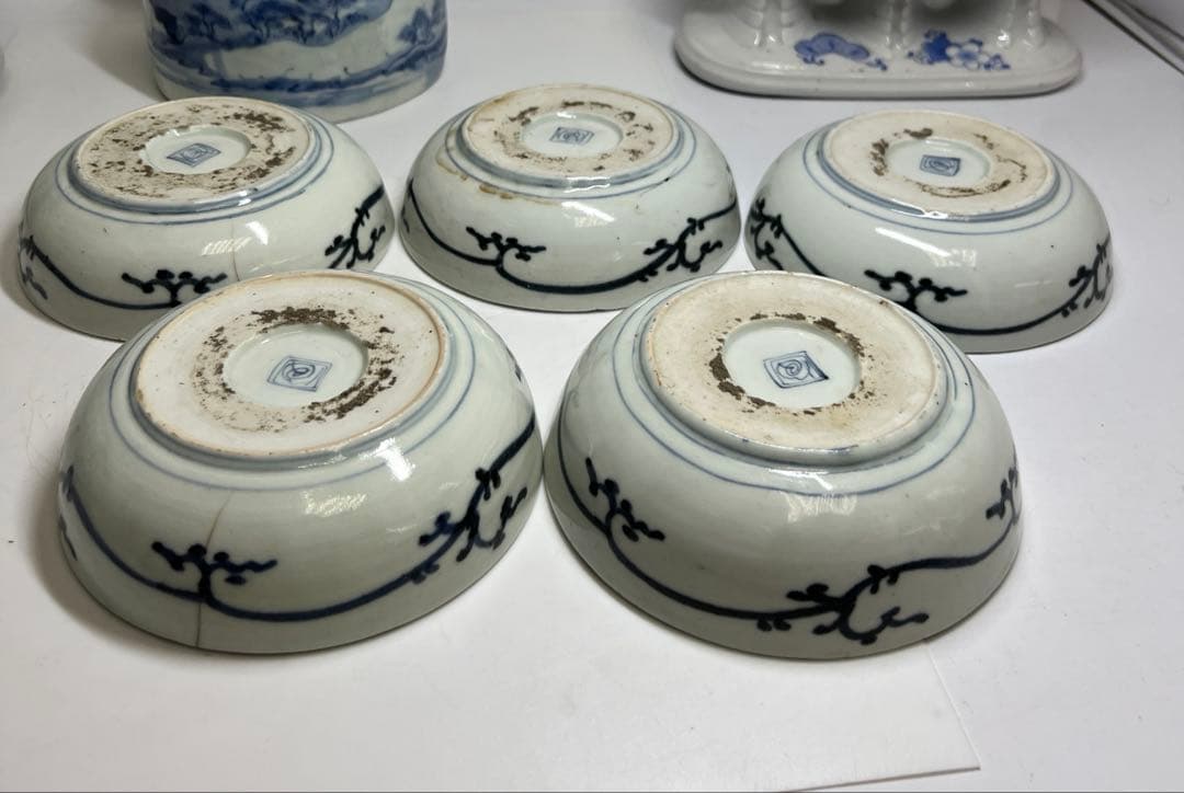 中国清時代　水次、古伊万里水次、膾皿色々　東Y7-1223③タカト