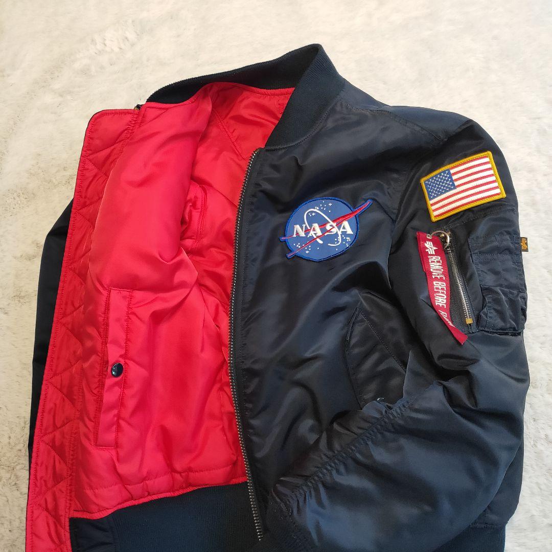 【美品】ALPHA MA-1 NASA APOLLO ワッペン 刺繍 限定