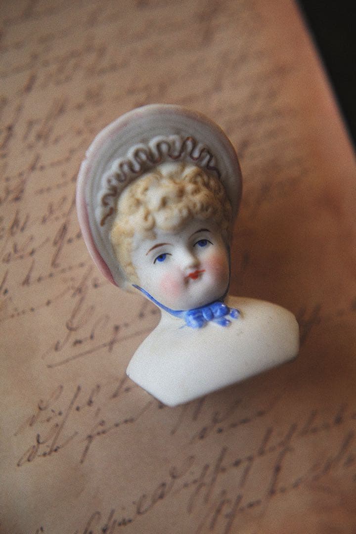 アンティーク パリアンドール ビスクドール チャイナヘッドドール ドールハウス