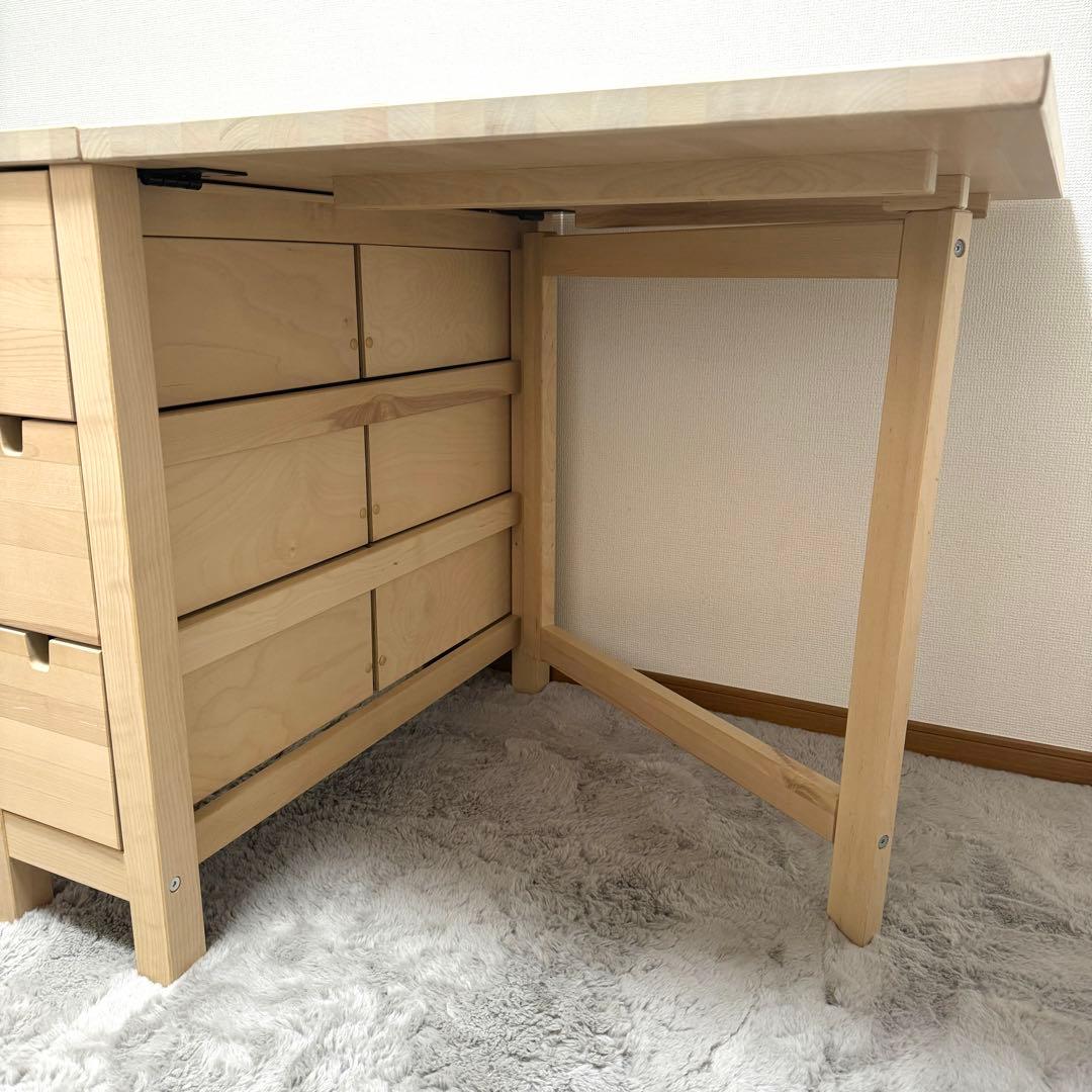 【送料込】IKEAイケア NORDEN ノールデン ゲートレックテーブル バーチ