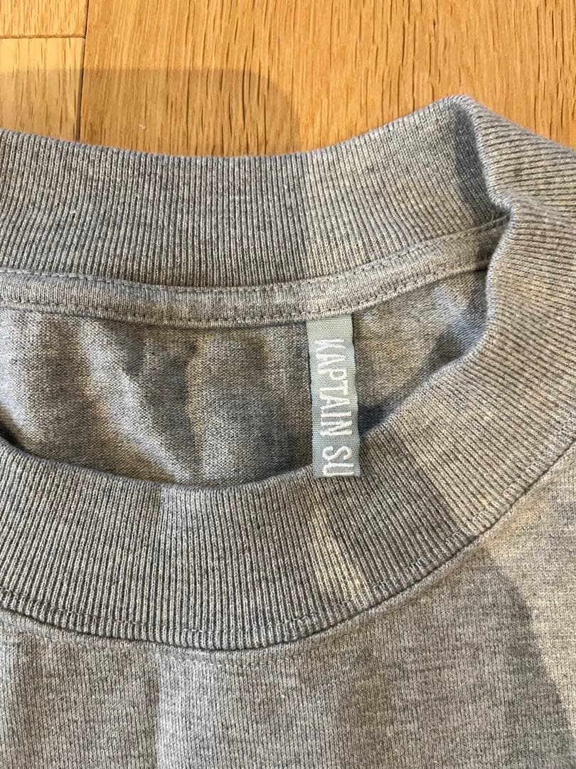 KAPTAIN SUNSHINE ロングスリーブTシャツ グレー 40美品