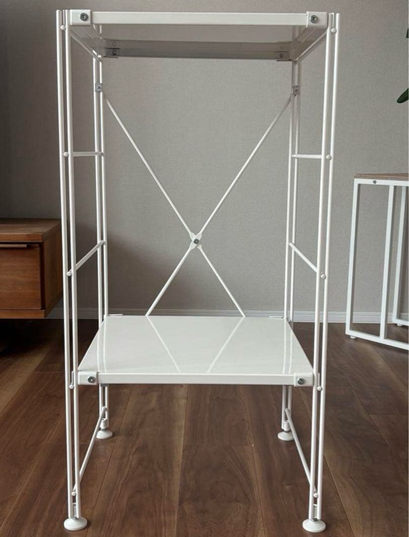 無印良品 スチールユニットシェルフ 2段