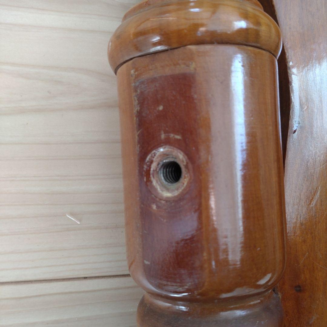 アンティーク 八角形 木製 テーブル 花模様の象嵌　カフェテーブル