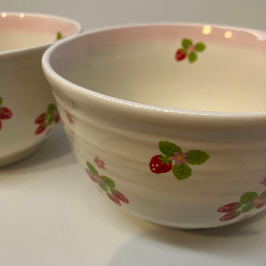 未使用　マザーガーデン 陶器　食器9点セット いちご柄