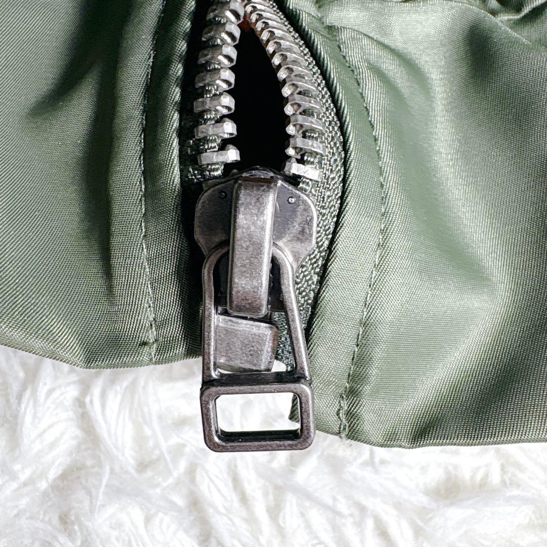 美品 PAL パル MA1 ミリタリー ジャケット カーキ 大きいサイズ