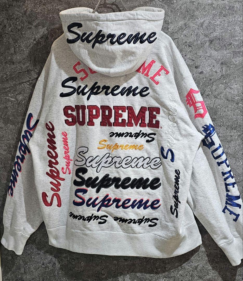 【レミントン専用】シュプリーム 21AW スウェットプルオーバーパーカー刺繍