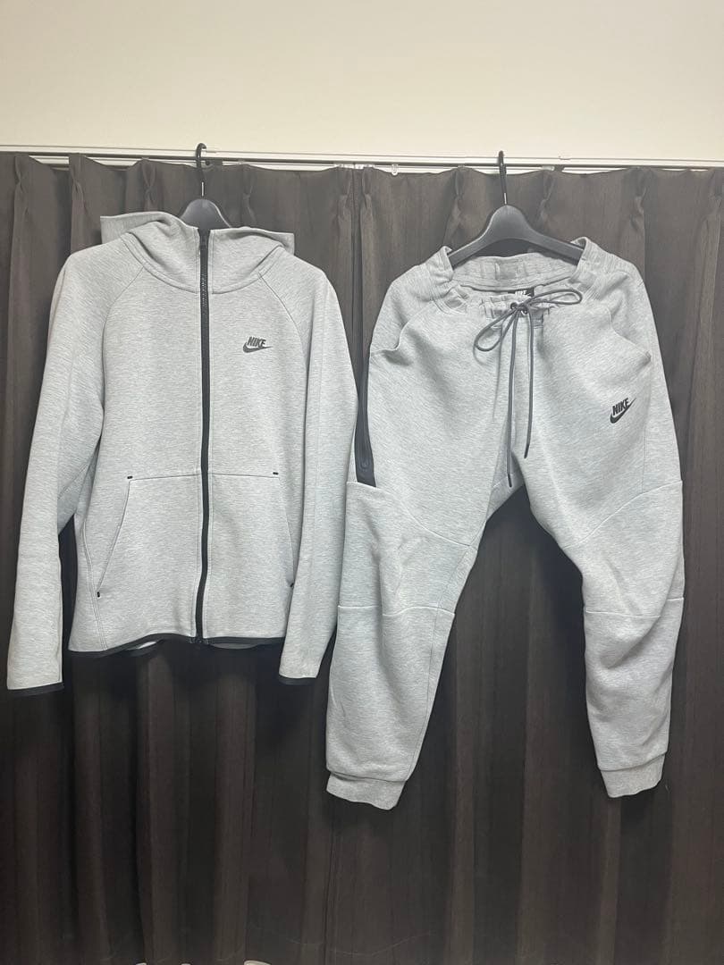 NIKE テックフリース　廃盤　グレー　ナイキ　UK drill パーカー