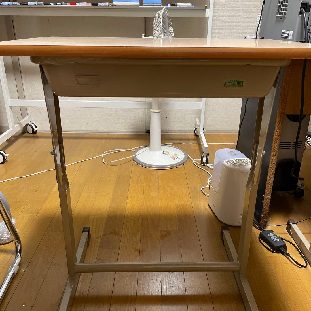 【学校・塾】状態良好 スクールデスク 机（高さ調整可能）