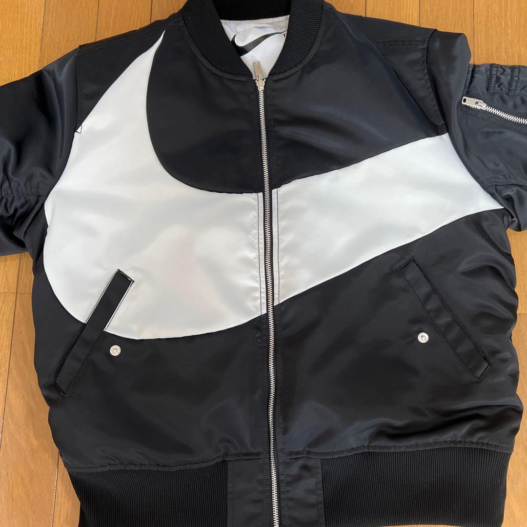 Nike MA-1 ジャケット ブラック/ホワイト