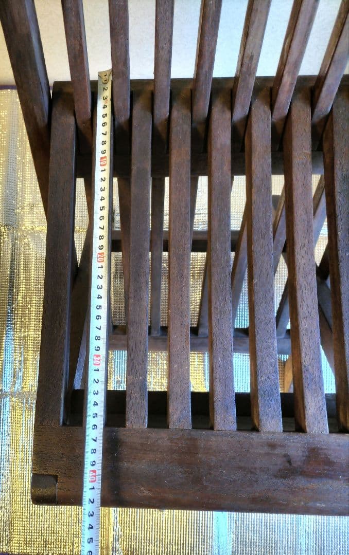 木製折りたたみ椅子 　ガーデンチェア 2脚セット　おまけ付き