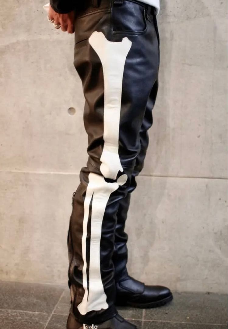 完売品レア！ブラックミーンズ blackmeans ボーンレザーパンツ