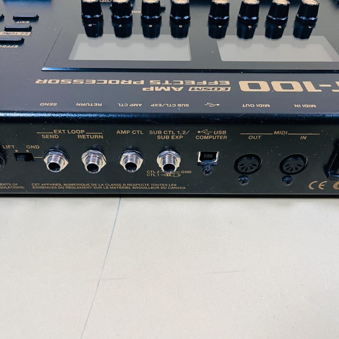 BOSS GT-100 ギターマルチエフェクター 電源アダプター 箱 説明書付属