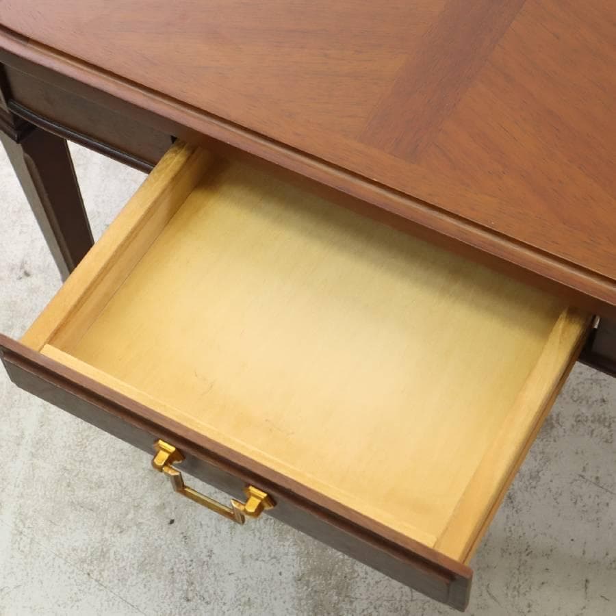 マルニ木工 地中海 センターテーブル112 楕円形 引き出し付き クラシカル