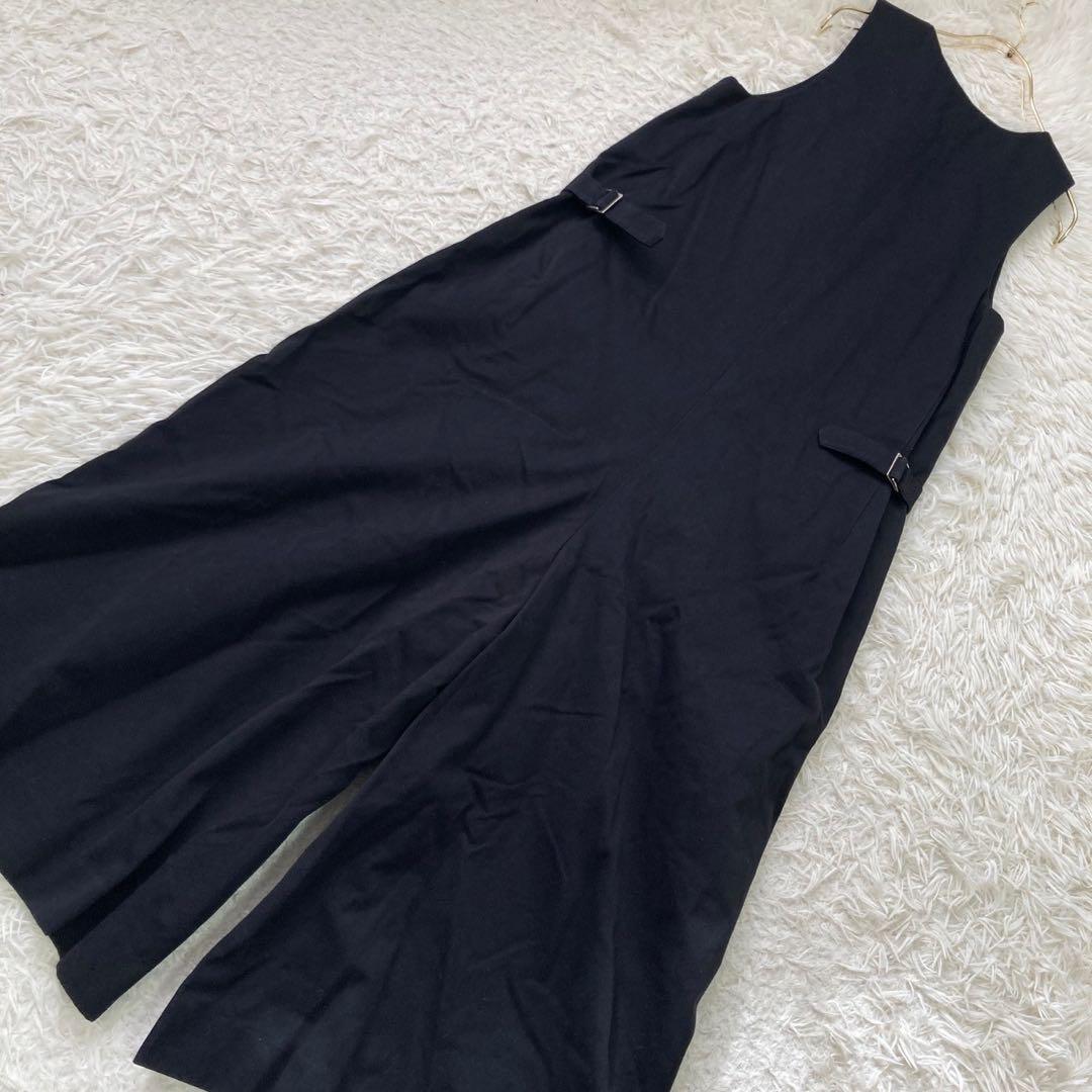 beautiful people サロペット ブラック 38 ワイドパンツ