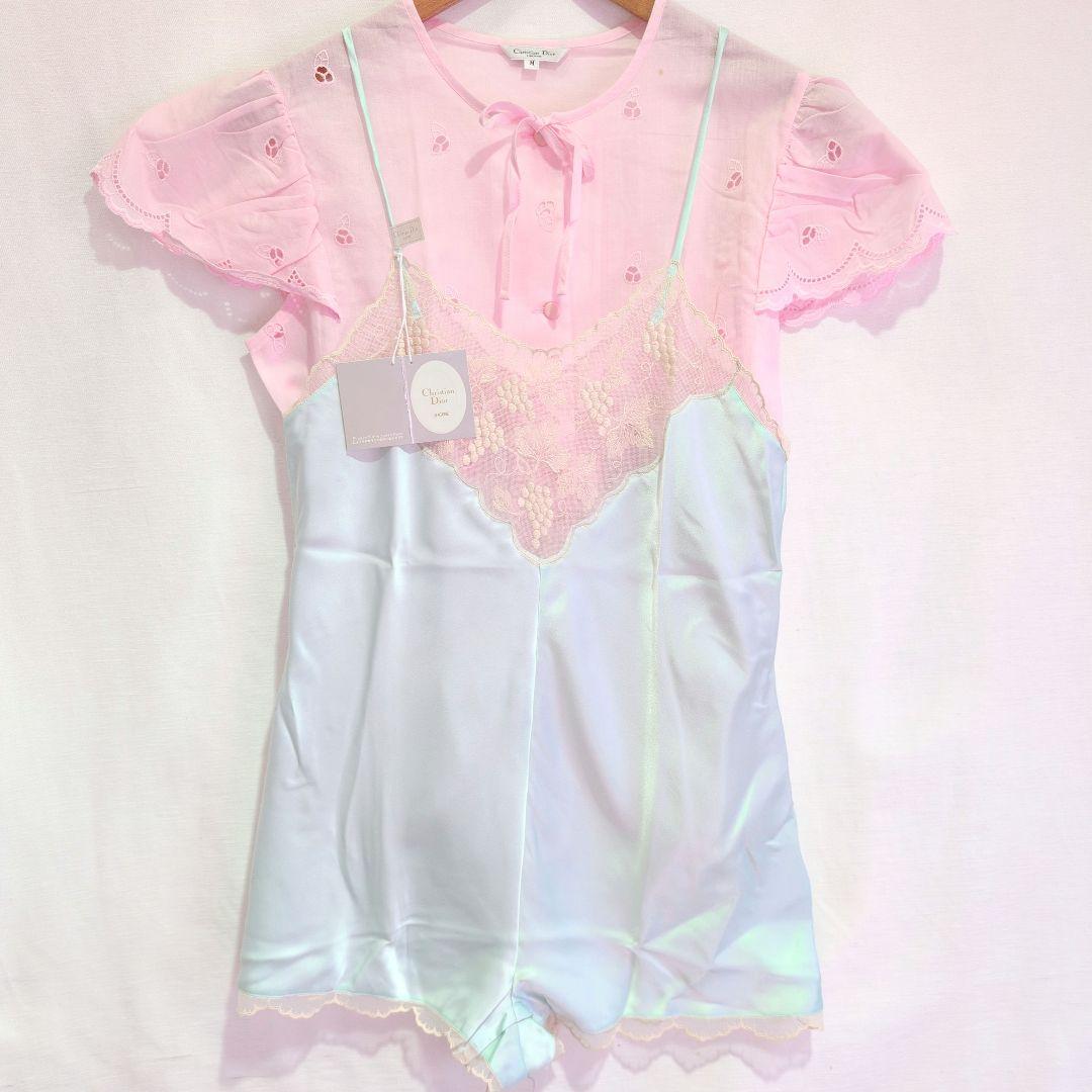【新品未使用】ディオール　Christian Dior ピンク シャツ M
