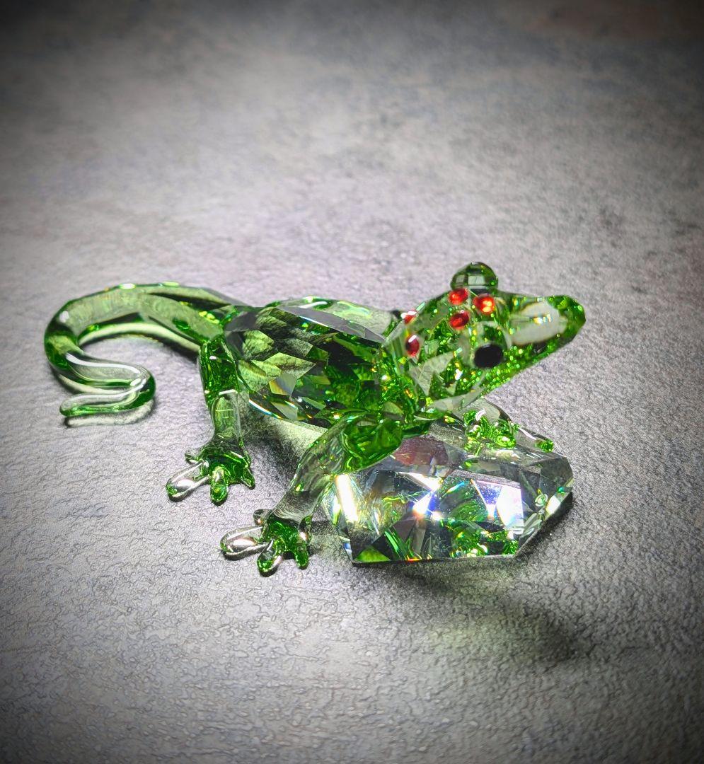 超レア　SCS限定　スワロフスキー　ゲッコー　ヤモリ　美品　箱有