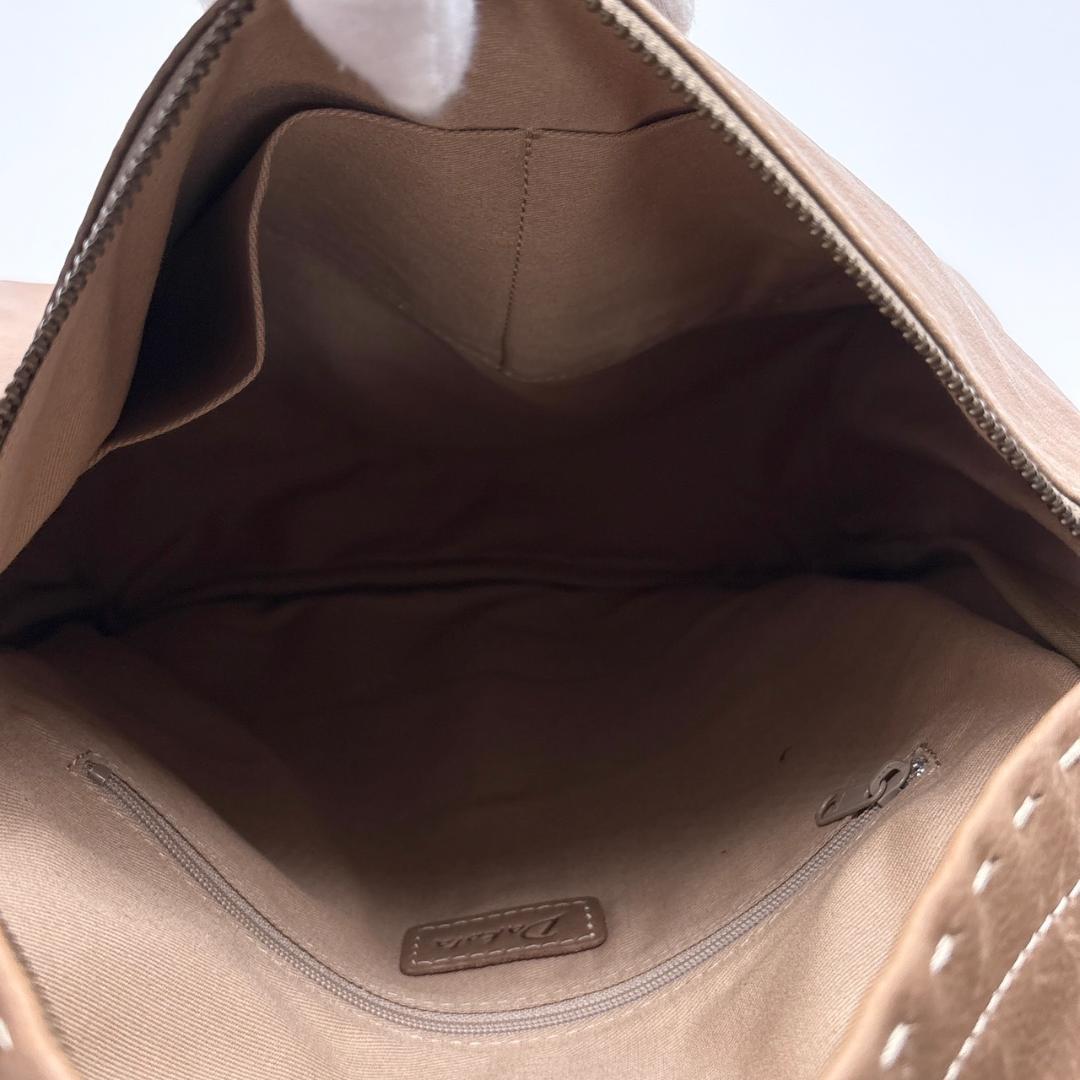 希少✨️DAKOTA ダコタ シャーロット 本革レザー リュック ベージュ