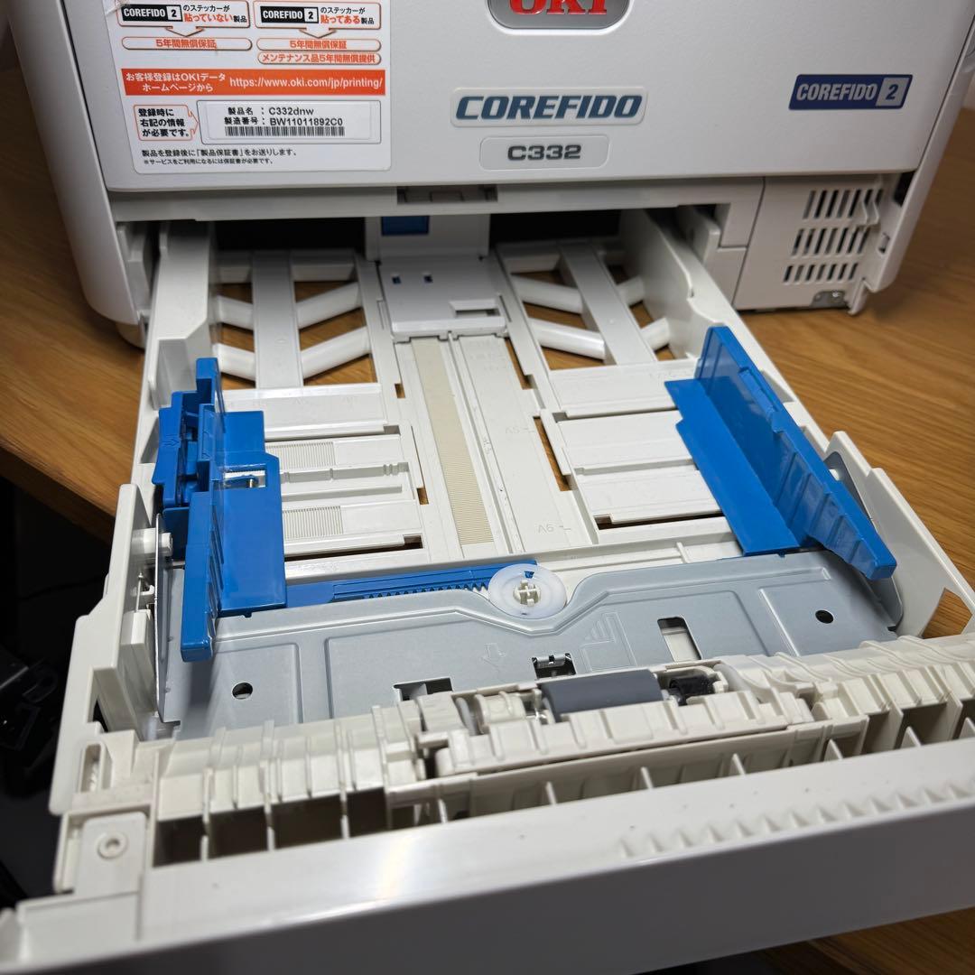 【極美品】OKI COREFIDO2 C332dnw カラーLEDプリンター