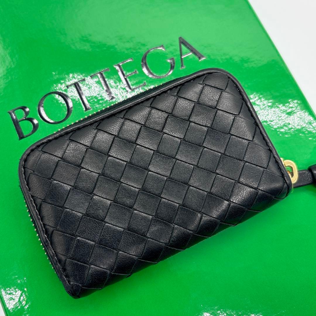 美品✨ボッテガヴェネタ イントレチャート ケース 黒