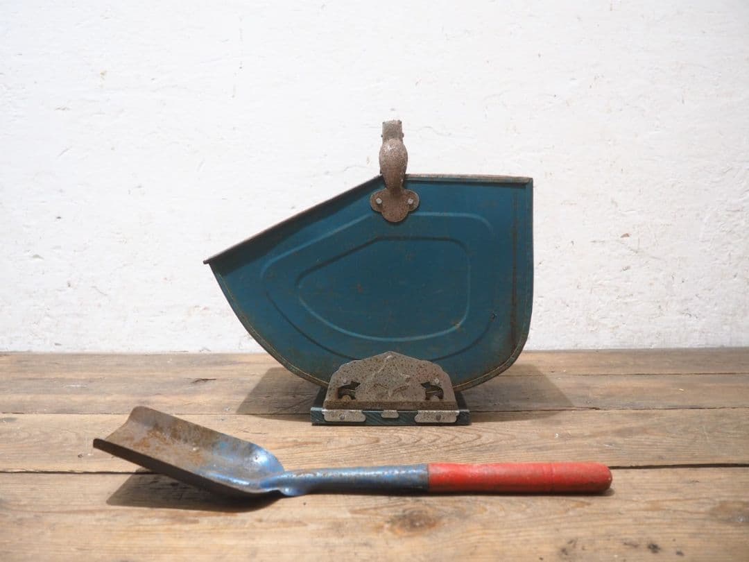 1393 アンティーク　コールボックス　炭入れ　バケツ　薪ストーブ　暖炉　レトロ