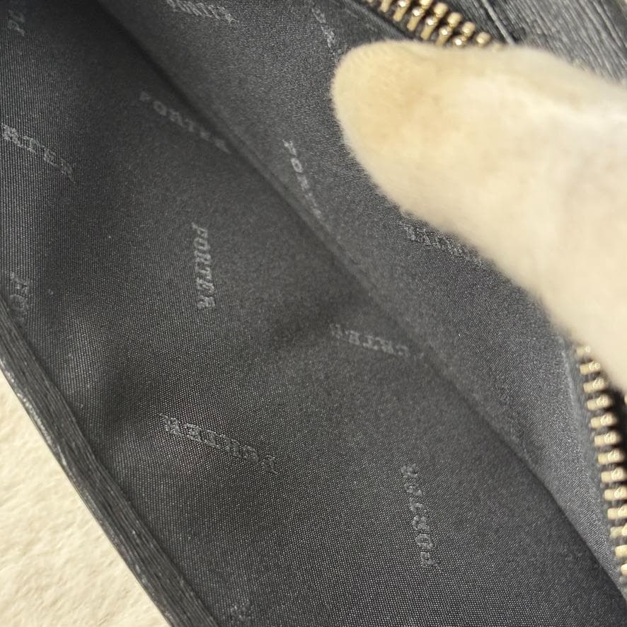 良品　PORTER　ポーター　カレント　CURRENT　財布　黒　ウォレット