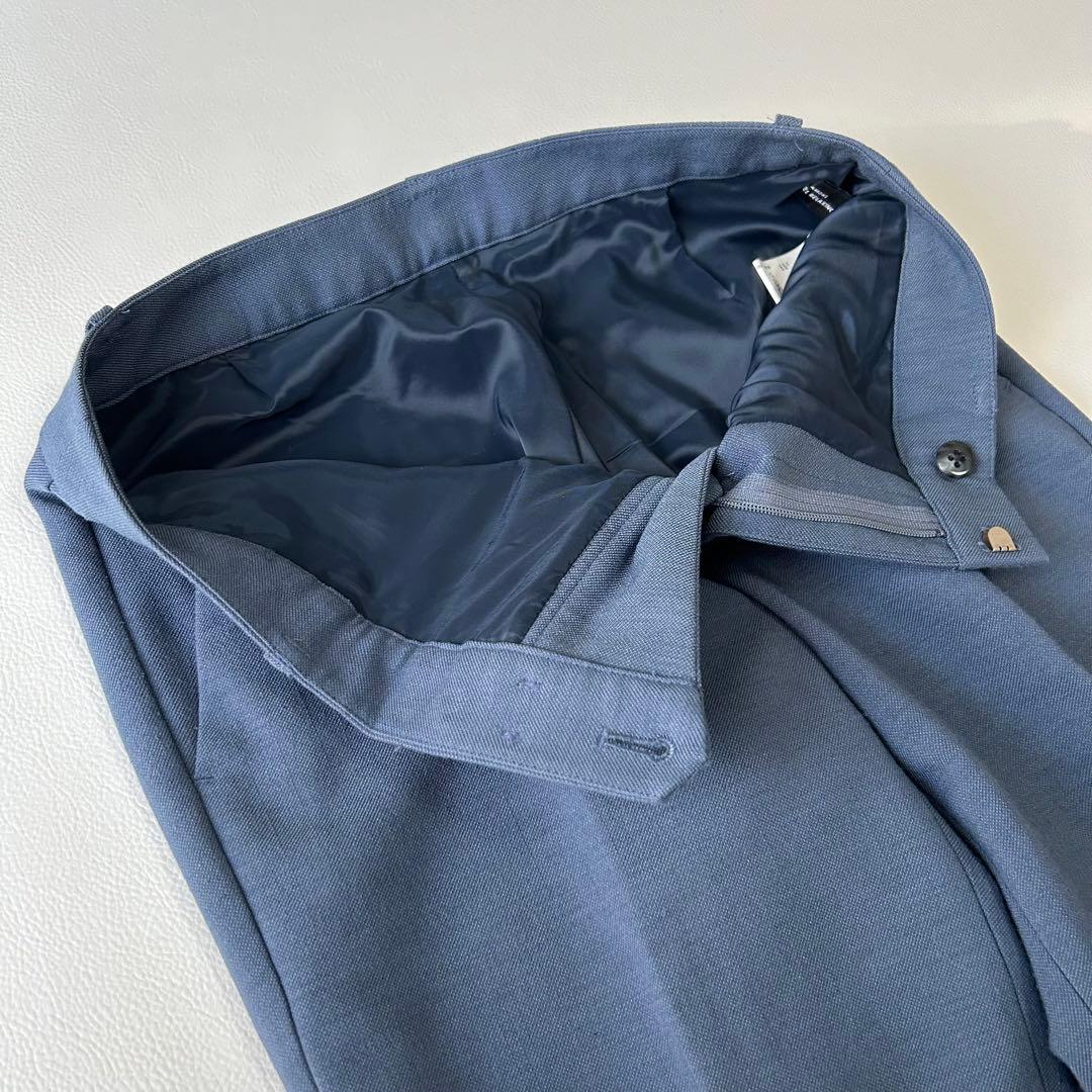 グリーンレーベル セットアップ スーツ ノーラペルジャケット ブルー 36