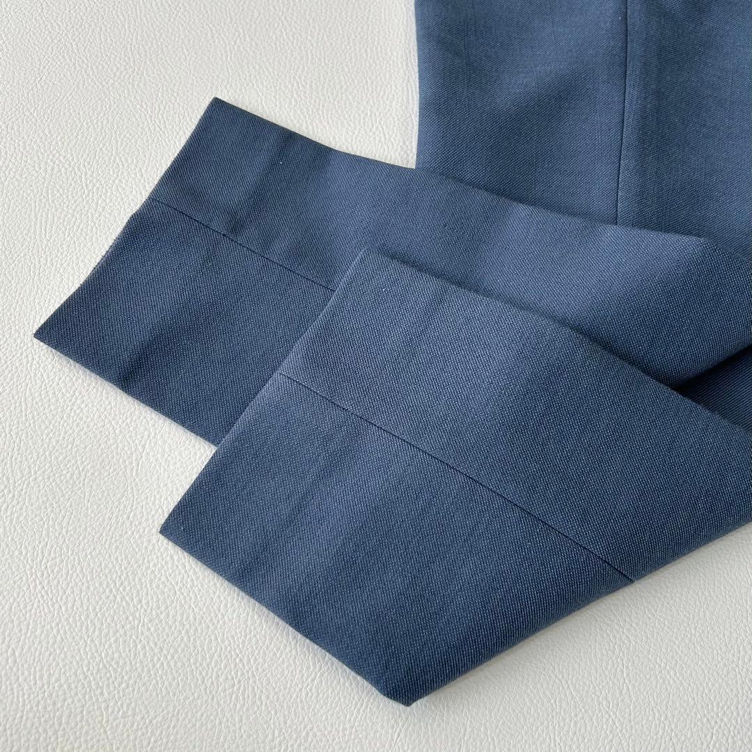 グリーンレーベル セットアップ スーツ ノーラペルジャケット ブルー 36