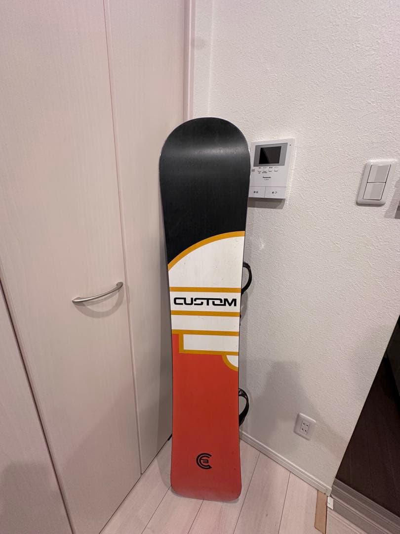 CUSTOM スノーボード burtonビンディング付き 156cm
