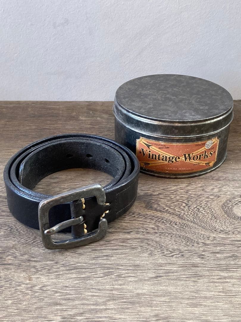 Vintage Works ヴィンテージワークス　 DH5536 牛革ベルト黒
