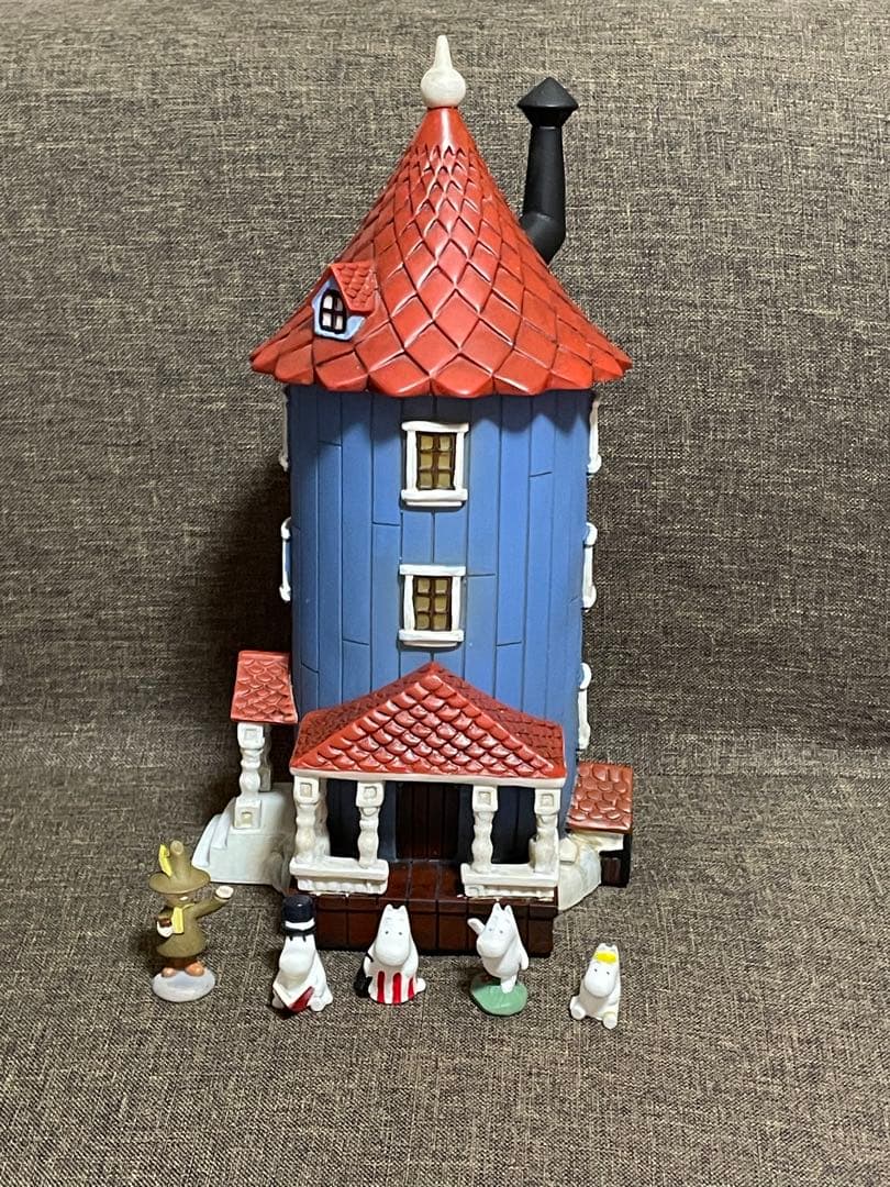 レア☆ムーミン屋敷LED（ミニフィギュアセット）　加藤工芸