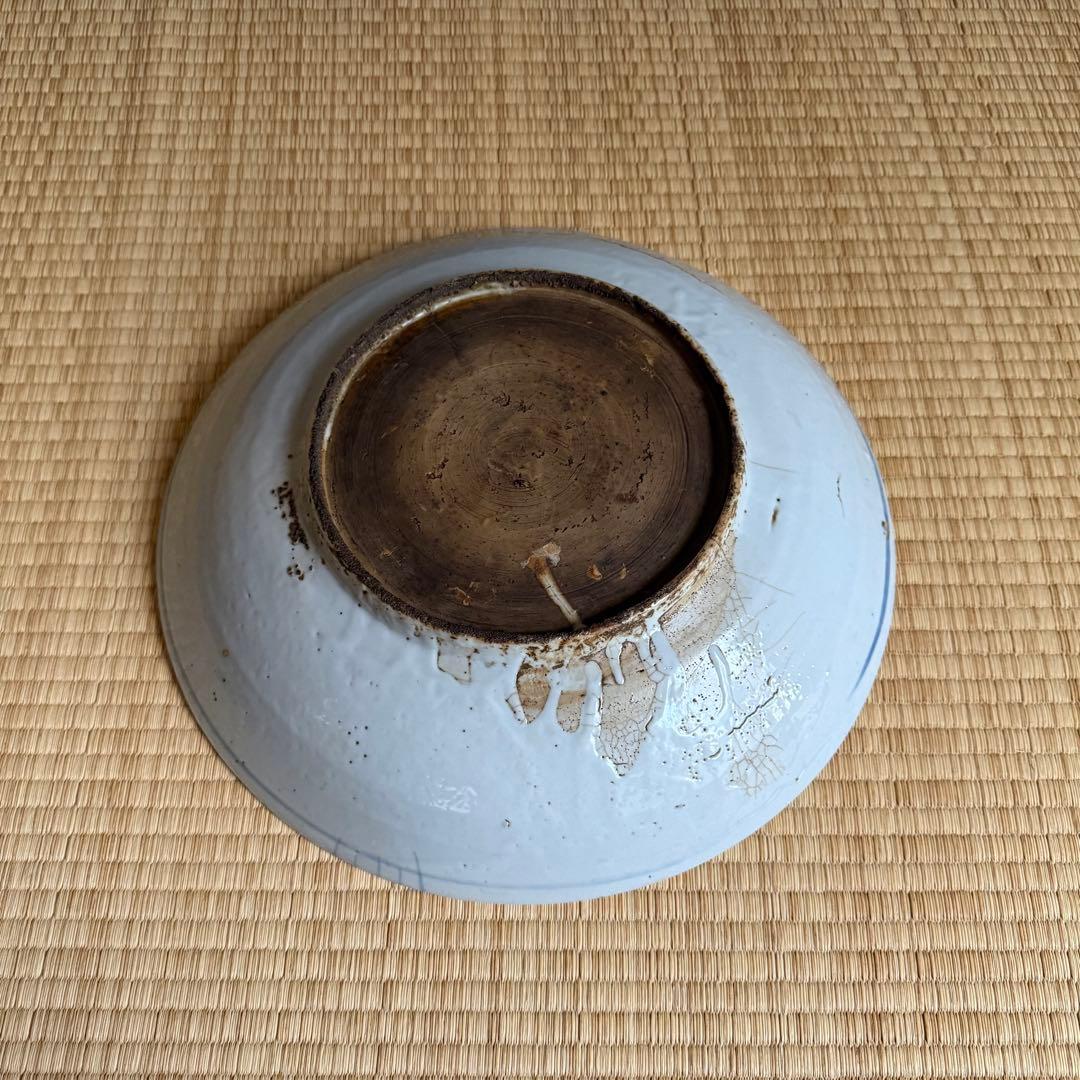 呉須染付 南京染付 青花 大皿 大盤 明代 古染付 呉須赤絵 古美術 骨董 民藝