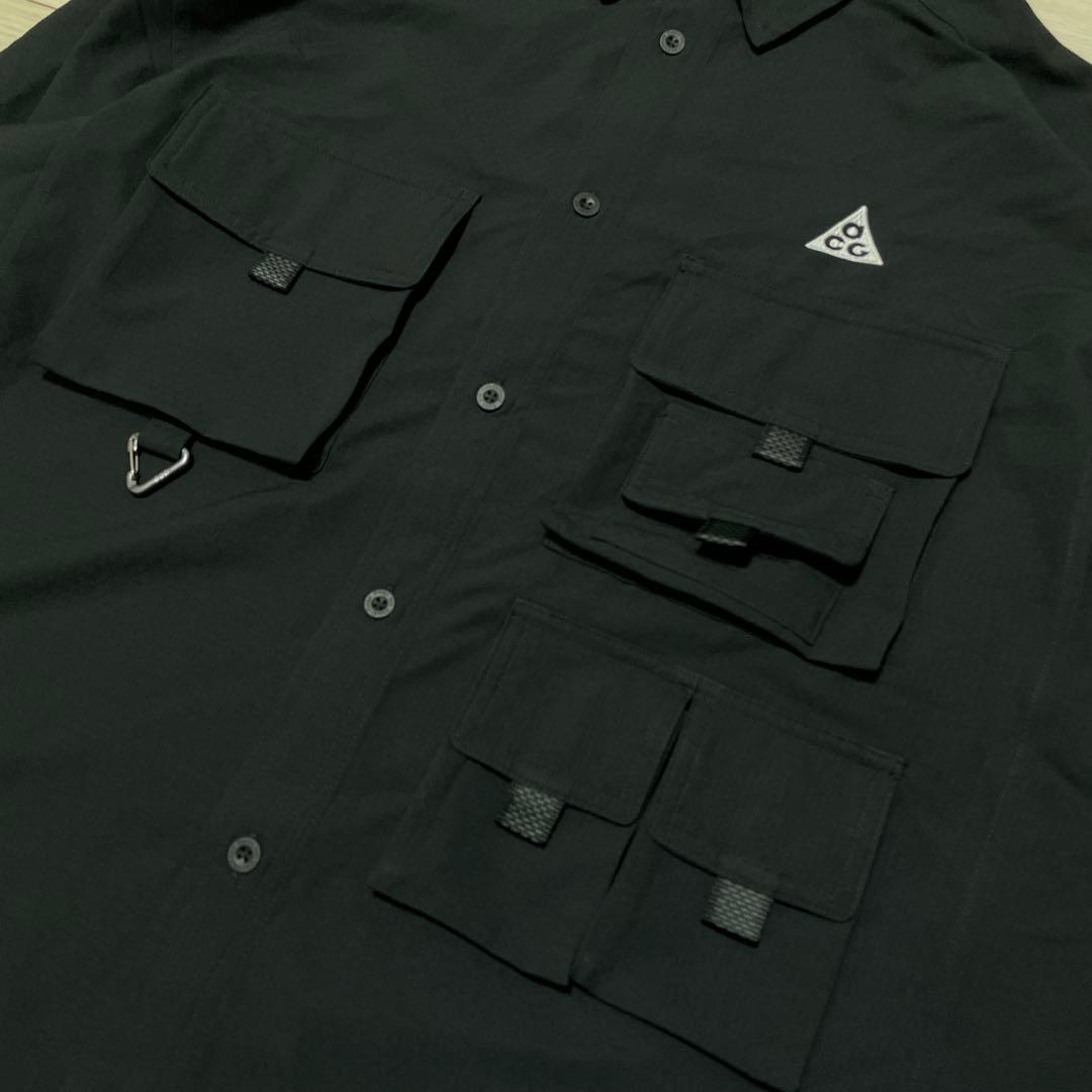 ナイキ ACG 　ドライフィット UV　トレイルトップ　2XL　ブラック　シャツ