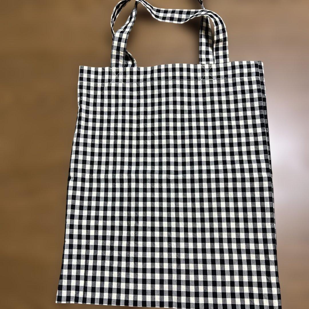 オールドマンズテーラー　ギンガムチェック　トートバッグ