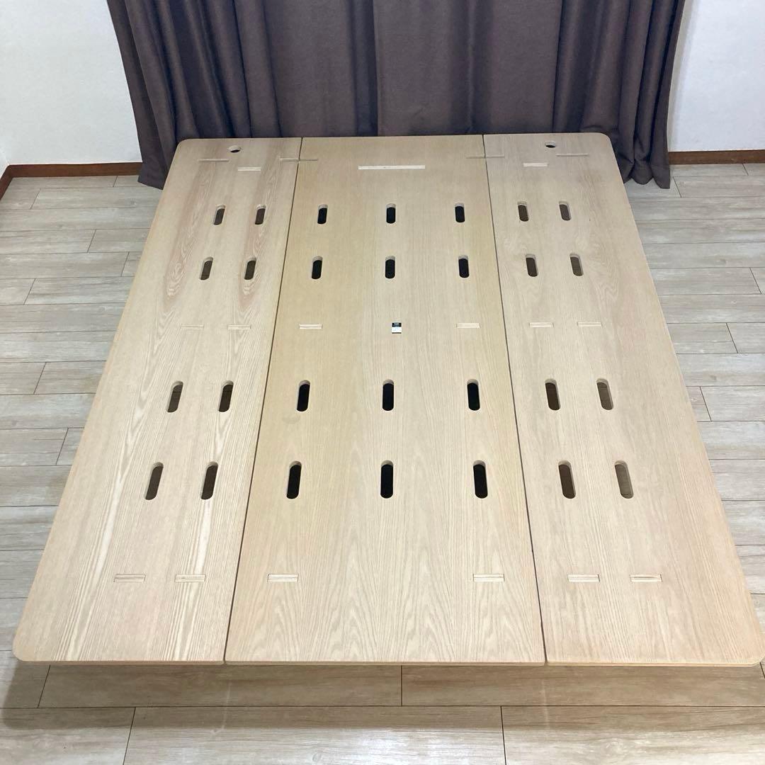 【自社配送エリア限定販売】 Koalaレッドオーク素材クイーンサイズフレーム